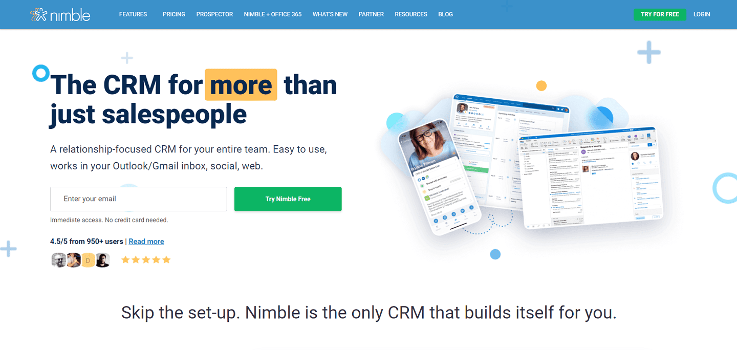 Nimble CRM software