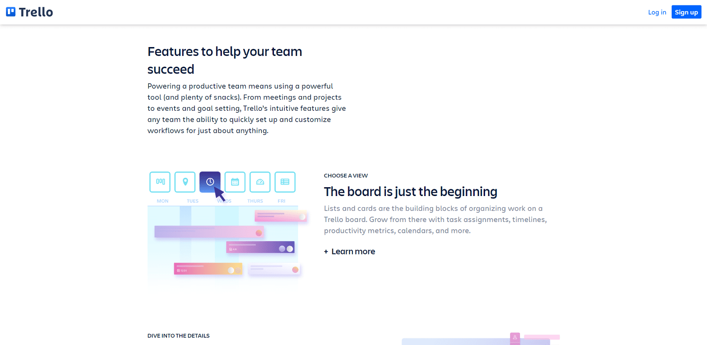 Trello features