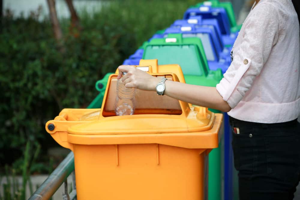 storing and sorting waste